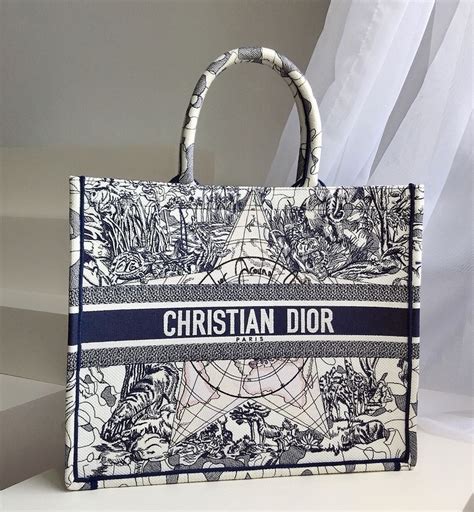 christian dior book tote blue|christian Dior Book Tote personalized.